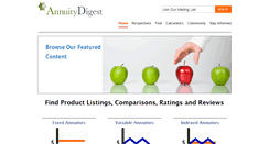 Desktop Screenshot of annuitydigest.com